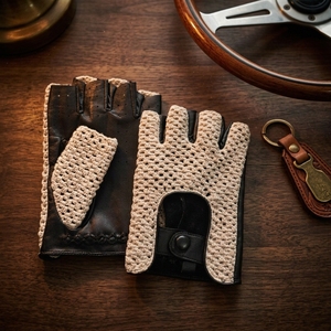 Flame-Retardant Genuine Goat <b>Sheepskin</b> Leather Safety Driving <b>Gloves</b> for <b>Men</b> Soft Touch Design Smooth Fit Pull-On Closure - Product Image 1