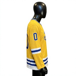 Nueva Camiseta de Hockey 2026, Transpirable, con Impresión Digital Personalizada, Bloques de Color, Logotipo del Equipo, Hockey sobre Hielo para Hombre, 100% Poliéster - Product Image 3