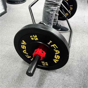Dischi Pesi Bumper da 35LB per Olimpiadi, Inserto in Acciaio Gommato da 2 Pollici, Set di Dischi per Sollevamento Pesi - Product Image 3