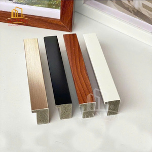 Moldura de Poliestireno PS de Estilo Contemporáneo para Marcos de Fotos, con Acabado de Madera, Minimalista, Borde Ancho, Fabricante OEM de Marcos de Fotos Personalizados - Product Image 2