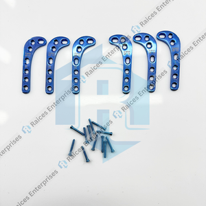 Plaques et vis supracondylaires en titane de haute qualité 2,4 mm, lot de 58 pièces, certifiées CE, verrouillage manuel de sécurité pour orthopédie vétérinaire - Product Image 5