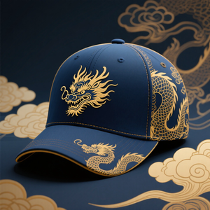 หมวกกีฬาโลโก้สั่งทำ น้ำหนักเบา เป็นมิตรกับสิ่งแวดล้อม คุณภาพสูง พิมพ์ลายนูนแบบซับลิเมชั่น ผ้าแคนวาสคอตตอน 100% สำหรับทุกเพศ - Product Image 3