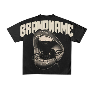 Camiseta de Hombre BRANDNAME, Personalizable, Corte Regular, Manga Corta, Cuello Redondo, Estilo Urbano, Estampado, 100% Algodón, Logotipo Tejido en la Parte Delantera - Product Image 1
