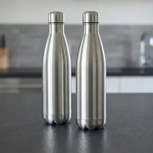 Elegant 500ml Stainless Steel Vacuum Insulated Cola Bottle Reusable Leak Proof <b>Hot</b> and Cold <b>Drinking</b> Water Bottle for Office - Product Image 4