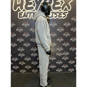 Ensemble de survêtement tendance hiver 2025 – Nouveautés – Ensemble streetwear personnalisé avec sweat à capuche 100 % coton et fermeture éclair – Coupe ajustée pour homme – Couleurs variées - Product Image 3