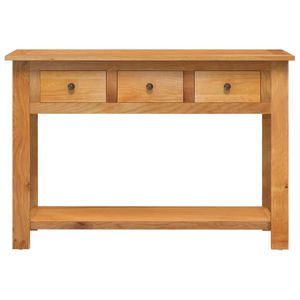 Table console en bois de chêne massif 43.3 po x 13.7 po x 29.5 po-Elegant Home Decor - Product Image 2
