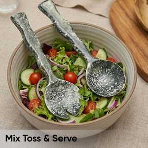 High Quality Resin Salad Serving Spoon <b>Set</b> Durable Kitchen Accessories Wholesale - Product Image 3