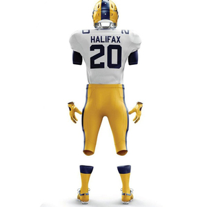 Maillots de football américain personnalisés sur mesure OEM, haute qualité, manches courtes, sublimés, meilleurs nouveaux modèles, options économiques, uniformes - Product Image 5