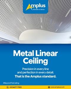 Plafond linéaire en métal 84C 84R - Product Image 5