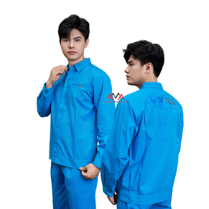 GOOD PRICE Plus Size <b>Men's</b> Breathable <b>Work</b> Clothes Blue <b>Black</b> Construction OEM/ODM Cargo <b>Pants</b> FMF Uniform for Oil/Gas Workers - Product Image 3