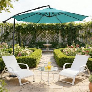 Ombrellone da Giardino Blu Cielo per Terrazza e Protezione Solare - Product Image 1