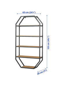 Estantes Flotantes de Metal y Hierro Hechos a Mano de Alta Calidad, Modernos, Ajustables, de Tres Niveles, para Sala de Estar y Cocina - Product Image 3