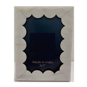 Marco de fotos de resina de alta calidad, diseño de festoneado, incrustaciones de resina para sala de estar, mesita de noche, mesa de oficina, perfecto como regalo de marcos de fotos - Product Image 3