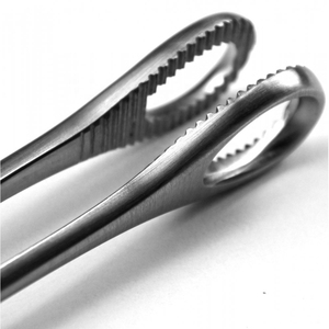 Pinces à éponges manuelles en acier inoxydable, instrument chirurgical réutilisable, équipement médical, fabricant et fournisseur professionnel - Product Image 3