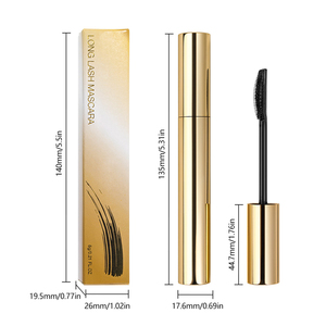 Mascara à deux brosses interchangeables, mascara noir waterproof allongeant et volumisant pour tous types de cils - Product Image 6