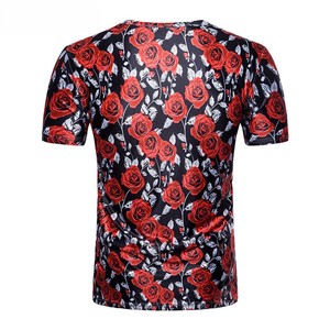 Nueva camiseta sublimada para hombre con logo/colores personalizados, antiarrugas, transpirable, de calidad premium y cómoda. - Product Image 2