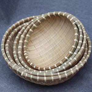 Handmade Bamboo <b>Basket</b> Eco Friendly Storage <b>Basket</b> Wholesale Supplier - Product Image 1
