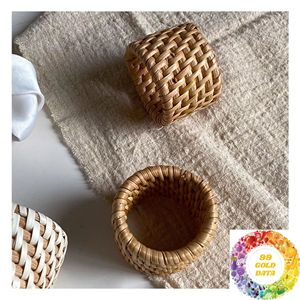 Anillo para Servilletas de Ratán Natural, Accesorio Costero para Comedores, Hoteles, Resorts, Decoración de Línea Marina y Eventos Especiales - Product Image 5