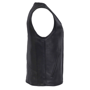New Look Winter Vintage Biker Leather Motorcycle <b>Vest</b> Breathable Waterproof Eco-Friendly High Quality Brown Black Custom Size - Product Image 2