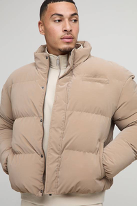 Chaqueta Acolchada de Lona con Logotipo Personalizado para Hombre, Invierno 2026, Transpirable, Cortavientos, Rellena de Fibra de Poliéster - Product Image 6