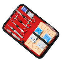 Kit de Práctica de Sutura Reutilizable de Acero Inoxidable de Primera Calidad, Juego de Instrumentos Quirúrgicos para Estudiantes de Medicina