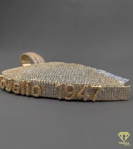 Colgante de Corazón Esqueleto de Lujo con Incrustaciones de Diamantes, Collar de Corazón Roto, Amuleto de Corazón para la Caja Torácica - Product Image 3