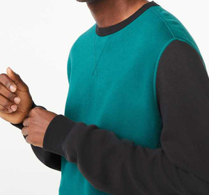 Sweat-shirts en molleton anti-rides à col rond et manches longues pour hommes, 100 % coton biologique, grandes tailles, dernier design 2026, vente en gros - Product Image 5