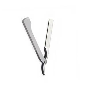 Morje Surgical Men's Straight <b>Razor</b> Stainless Steel <b>Single</b> <b>Blade</b> Rubber Handle for Barber Shop Face Shaving - Product Image 3