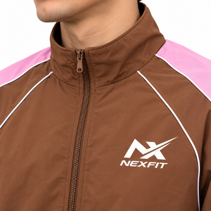 Ensemble de survêtement pour homme avec veste zippée et pantalon de jogging, deux pièces, color block - Product Image 5