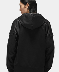 Men's Winter Breathable Activewear Tops 300g Fabric Weight Digital Printing Solid Dyed Polyester/Cotton <b>Zipper</b> <b>Hoodie</b> Customized - Product Image 5