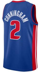 Nueva Camiseta de Baloncesto Detroit 2024-25 de Alta Calidad, Transpirable, 100% Poliéster, Logotipo Impreso por Sublimación, Personalizada, sin Mangas, Cuello en V - Product Image 4