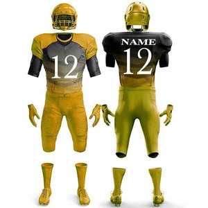 New Arrival Unisex American Football Uniform with Short Sleeve Lightweight Unique Color High Quality with Reasonable Price - Product Image 3