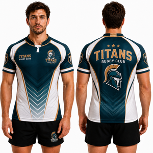 Fabricante de Camisetas de Rugby Personalizadas, Uniformes con Logotipo del Equipo Bordado, Ropa Deportiva Transpirable, OEM, Venta al Por Mayor, Equipación de Club para Hombre, Exportación 2026 Pros - Product Image 3