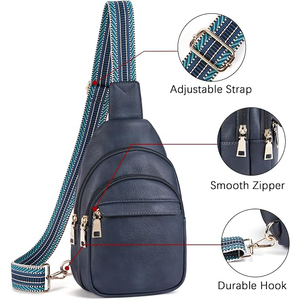 Leather Waterproof Crossbody Bag Zipper Convertible Detachable Chain Strap Shoulder Handbag for Camping Shooting Versatile Day - Product Image 4