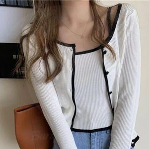 เสื้อครอปผู้หญิงแบบผูกเชือก แขนสั้น ทรงเข้ารูป สไตล์ลำลอง แฟชั่นทันสมัย - Product Image 3