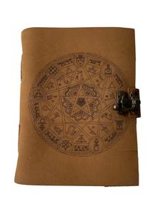 Cuaderno de Papel para Acuarelas Hecho a Mano, Diario de las Sombras con Cierre de Candado, Pentagrama Cortado con Láser, Diario Vintage, Planificador de Oraciones, Regalo - Product Image 5