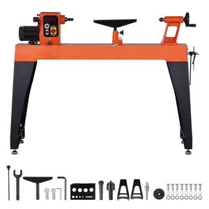 Tornio per Legno da 1.5 HP con Velocità Variabile 0-3200 RPM, Banco di Lavoro 16 X 40, Motore DC Brushless in Ghisa per Macchina Tornio per Legno - Product Image 1