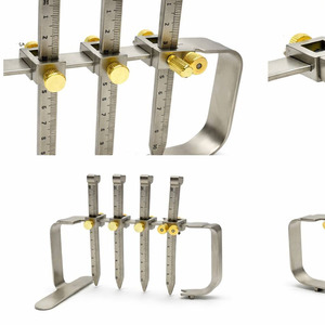 Projectomètre nasal Davis, instrument de mesure pour rhinoplastie, acier inoxydable de qualité chirurgicale, réutilisable, OEM, CE, ISO Classe I - Product Image 4