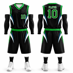 Uniformes de Baloncesto para Niños, Camisetas Deportivas Retro a Rayas para Hombre, Camisetas de Malla Transpirable para Baloncesto, Personalizables con el Logotipo del Equipo - Product Image 3