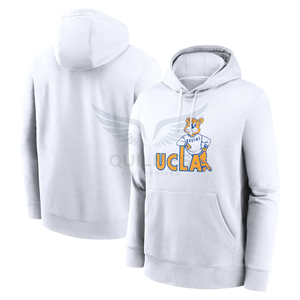 Wholesale Custom Logo Front UCLA Bruins Cotton Fleece Pullover <b>Hoodie</b> Unisex Kangaroo Pocket Casual Winter Streetwear Windproof - Product Image 2