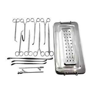 Ensemble d'instruments chirurgicaux pour chéloscystectomie en acier inoxydable, manuel, certifié CE, outils de chirurgie médicale - Product Image 2