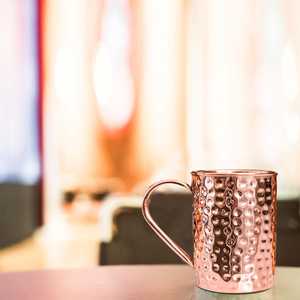 Pure <b>Copper</b> Moscow Mule Mug, Handmade Cocktail Drinkware, Plain & Hammered Finish, Classic Mule <b>Cup</b>, Gift for Him or Her - Product Image 4