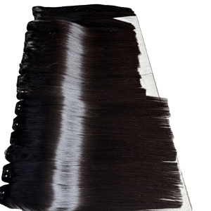 Ruban adhésif pointe os droit donneur unique pointe plate ruban Ins cheveux vierges extensions de cheveux humains 100% cheveux bruts vietnamiens prix de gros - Product Image 5