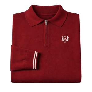 Suéter Polo con Cierre Kappa Alpha Psi, Color Carmesí, Ropa de Fraternidad Griega con Diseño Clásico, Comodidad Premium y Estilo Atemporal - Product Image 6