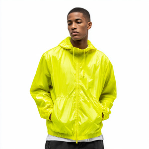 Windbreaker Waterproof Jacket Men Hiking Camping Rain Jackets Men's Hood Zipper Long Sleeve <b>Wind</b> <b>Breaker</b> Rain Jacket Mens - Product Image 2