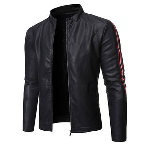 <b>SMART</b> SHINE ENTERPRISES <b>Men</b> Premium Leather <b>Jacket</b> Soft Comfortable Full Zip Casual Durable Regular Fit Winter Quick Dry - Product Image 3
