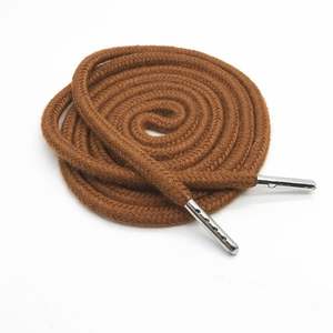 Cordón Trenzado de Poliéster de 5 mm de Diámetro y 1 Metro de Longitud, Forma Redonda para Uso en Calzado y Prendas - Product Image 1