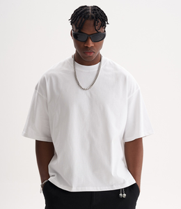 T-shirt personnalisé pour homme, manches courtes, col rond, coton jersey 220g, écologique, anti-plis, coupe classique, décontracté - Product Image 6