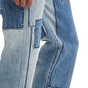 High Street Fashion <b>Jean</b> Pants for Men Custom Logo <b>Elastic</b> <b>Waist</b> Pants Manufacturer Custom Wholesale Quality Clothing Wear - Product Image 2