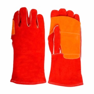 Guantes de Soldadura de Cuero Premium Resistentes al Calor, Impermeables, con Protección UV, para Uso en Exteriores, Marca CAPTAIN INDUSTRY - Product Image 3